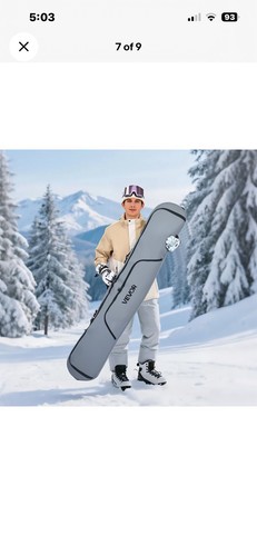 Padded snowboard bag for - bag,, skis